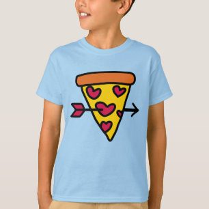 Camiseta Eu Amo Pizza Para Sempre
