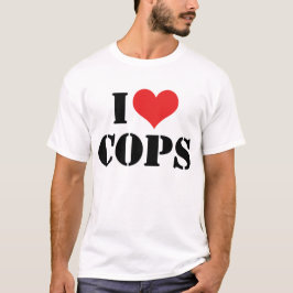 Camiseta Eu Amo Policiais