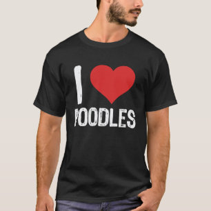 Camiseta Eu Amo Poodles