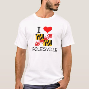 Camiseta Eu amo Poolesville Maryland