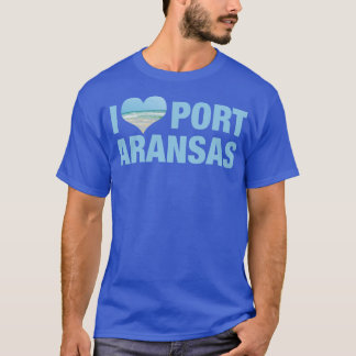 Camiseta Eu amo Port Aransas