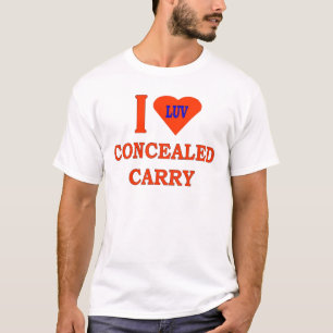 CAMISETA EU AMO PORTE OCULTO