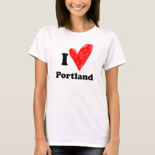 Camiseta Eu amo Portland