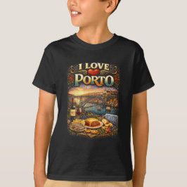 Camiseta Eu Amo Porto