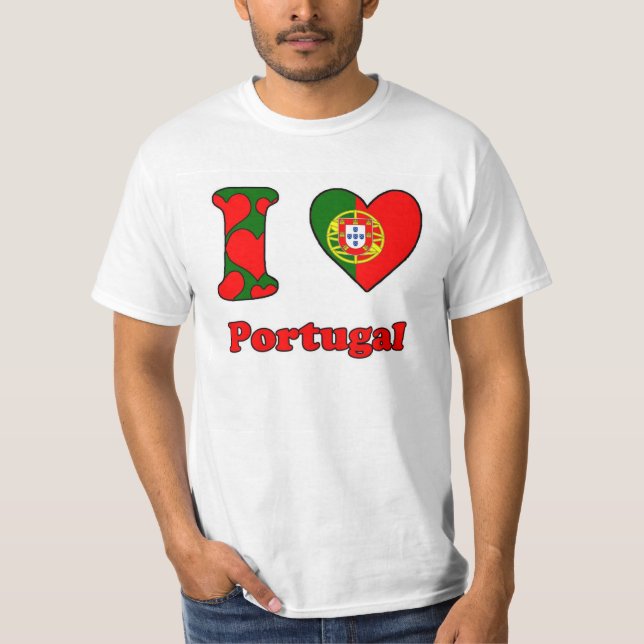 Camiseta Eu amo Portugal (Frente)