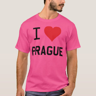 Camiseta Eu Amo Praga