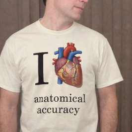 Camiseta Eu Amo Precisão Anatômica