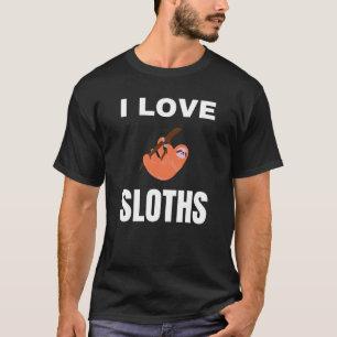 Camiseta Eu amo Preguiças
