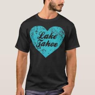Camiseta Eu Amo Presente de Acampamento em Lake Tahoe, Neva