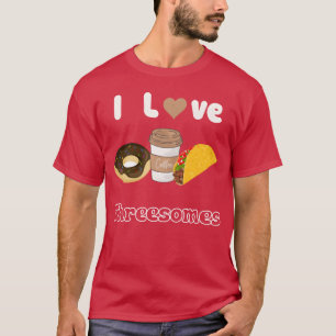 Camiseta Eu amo presente de trio