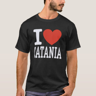 Camiseta Eu Amo Presente Gráfico do Coração da Cidade de Ca