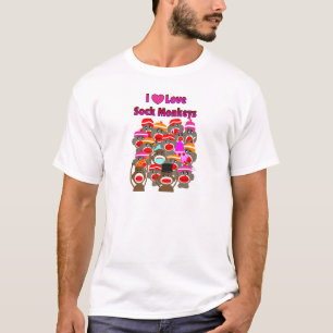Camiseta "EU AMO presentes dos MACACOS da PEÚGA   "