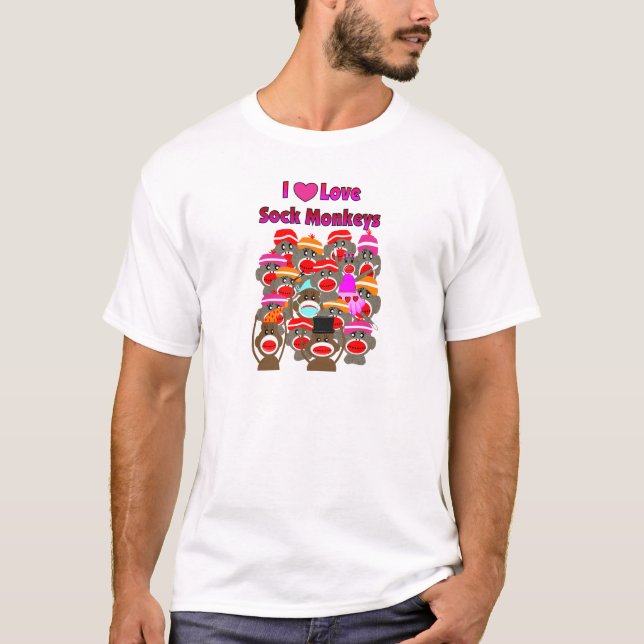 Camiseta "EU AMO presentes dos MACACOS da PEÚGA   " (Frente)