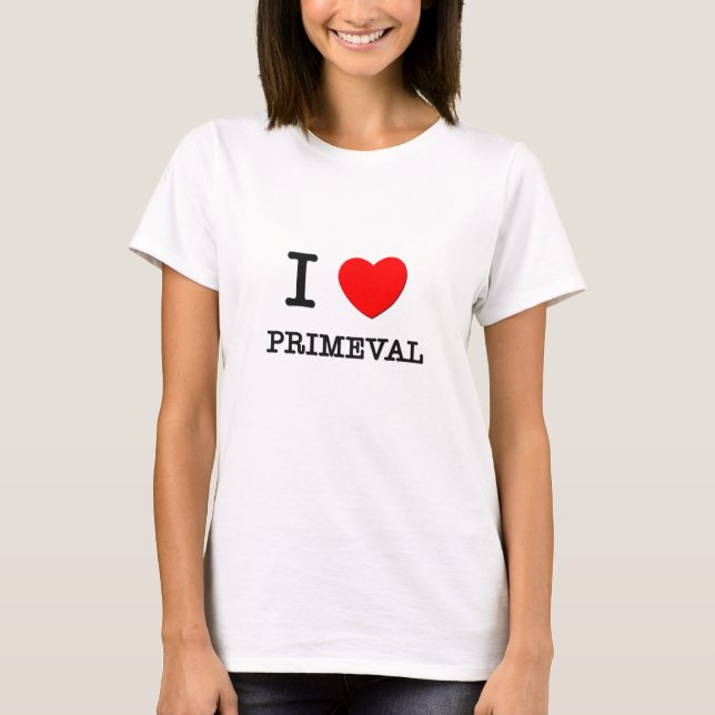 Camiseta Eu amo primitivo (Frente)