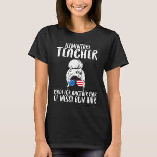 Camiseta Eu Amo Professora Elementar De Volta À Escola Elem