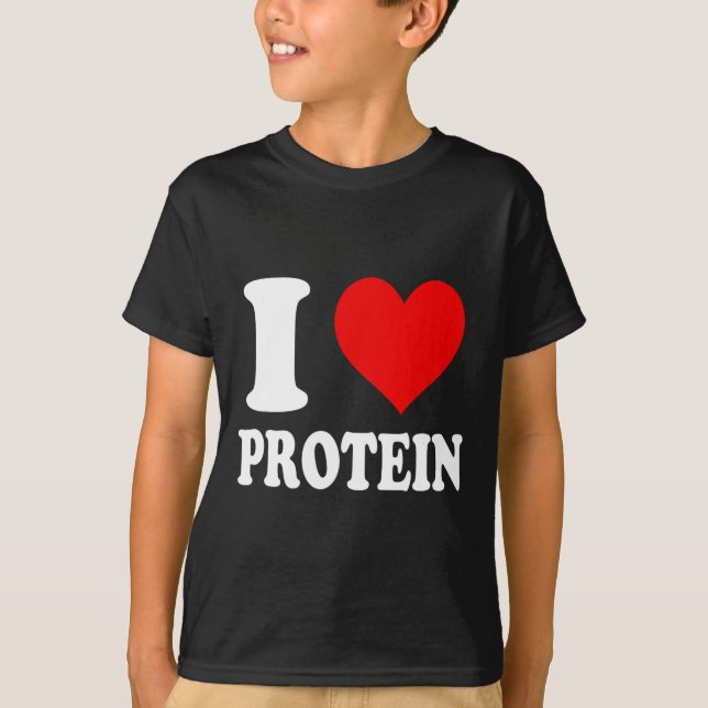 Camiseta Eu Amo Proteína 1 (Frente)