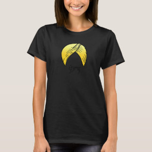 Camiseta Eu amo Punjab Eu sou Punjabi turbante orgulho da m