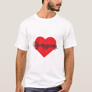 Camiseta Eu Amo Pyongyang