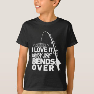 Camiseta Eu Amo Quando Ela Se Dobrar - Pesca Engraçada