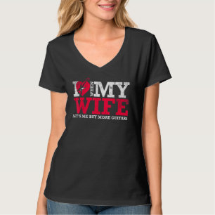 Camiseta Eu Amo Quando Minha Esposa Me Deixa Comprar Mais G