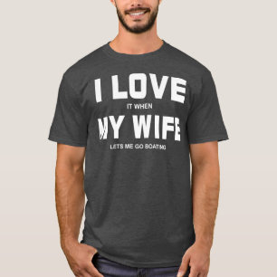 Camiseta Eu Amo Quando Minha Esposa Me Deixa Engraçado Bar