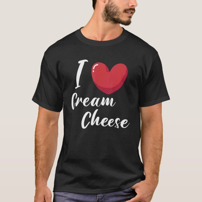 Camiseta Eu Amo Queijo (Frente)