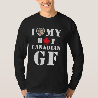 Camiseta Eu Amo Quente Meu Namorada canadense
