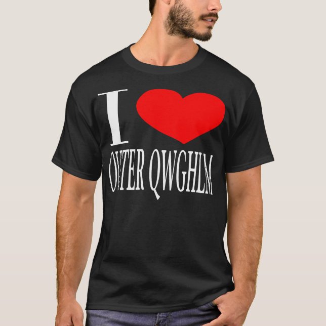 Camiseta Eu amo Qwghlm exterior (Frente)