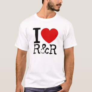 Camiseta Eu amo R&R (o preto)