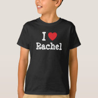 Eu amo Rachel Heart-Shirt