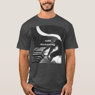 Camiseta Eu amo Rachmaninoff 
