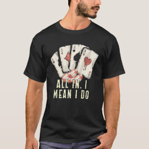 Camiseta Eu Amo Rainbow Flows Poker Card Game Poker Player