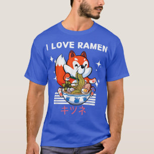 Camiseta Eu Amo Ramen Cute Kawaii Fo Come Ramen Japonês E
