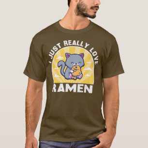 Camiseta Eu Amo Ramen Engraçado Japão Vintage Ramen