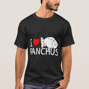 Camiseta Eu Amo Ranchu Peixes Goldfish Aquário Fis