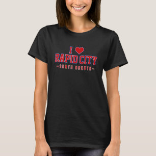 Camiseta Eu amo Rapid City South Dakota