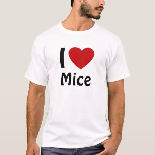 Camiseta Eu amo ratos