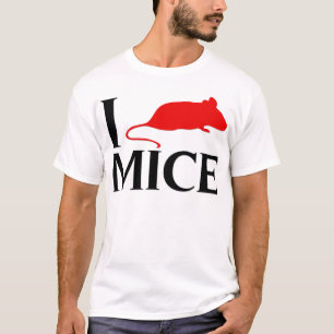Camiseta Eu amo ratos