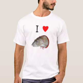Camiseta Eu amo ratos (do dumbo)