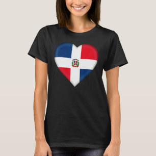 Camiseta Eu Amo República Dominicana Bandeira Dominicana He