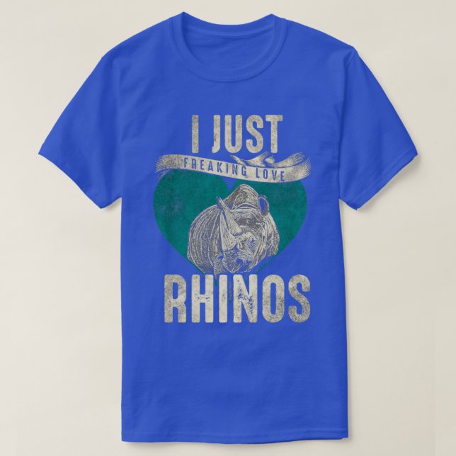 Camiseta Eu Amo Rhinos (Frente do Design)