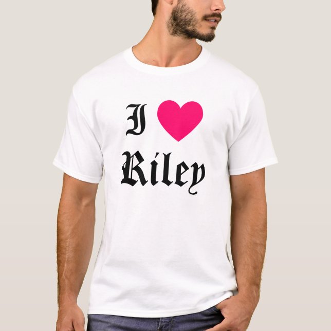 Camiseta Eu Amo Riley (Frente)
