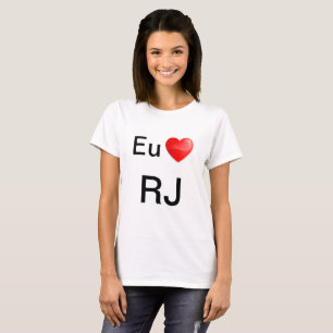camiseta eu amo RJ