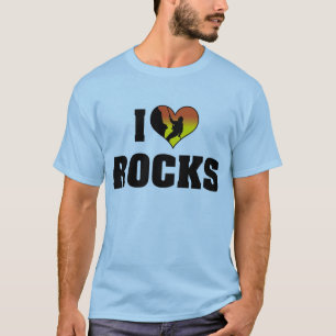 Camiseta Eu Amo Rochas - Escalada em Rocha