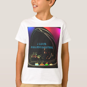 Camiseta Eu amo roller coaster