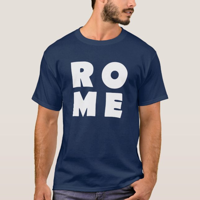Camiseta Eu amo Roma (Frente)