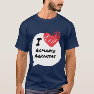 Camiseta Eu amo Romance Arkansas Oversized