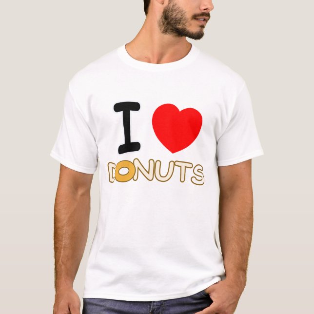 Camiseta Eu amo rosquinhas (Frente)