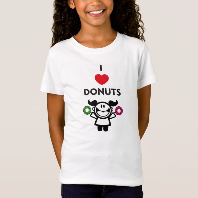 Camiseta Eu amo rosquinhas (Frente)