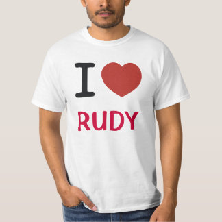 Camiseta Eu amo Rudy